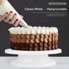 Plastic Cake Decorating Turntable Non Slip Base Smooth Rotation Perfect For Home Baking Pastry Making