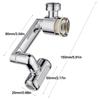 Water Saving Rotatable Faucet Sprayer 4 Modes Faucet Extender New Kitchen Faucet  Kitchen