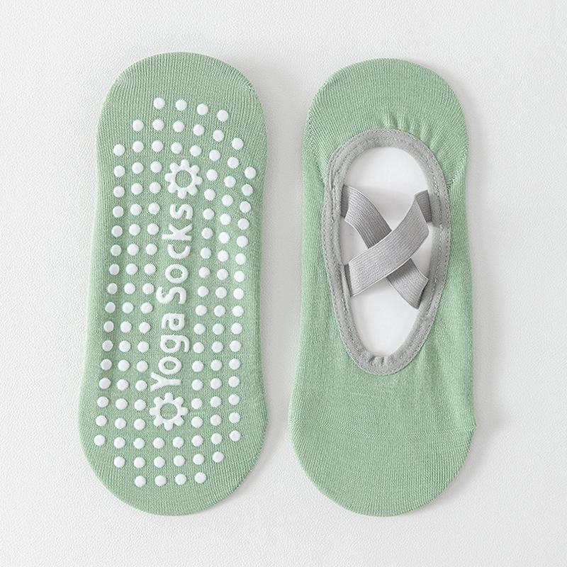 Yoga Socks for Women, Summer Pure Cotton Indoor Fitness Sports Socks, Anti-slip and Shock-absorbing Professional Pilates Boat Socks, No Heel Drop