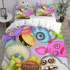 My Game Singing Monsters Bedding Sets 3D Print Comforter Quilt Bed Cover Duvet Cover Pillow Case 2-3 Pieces Sets Kids Adult Size