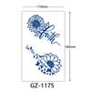 Herbal Tattoo Stickers, Juice Tattoo Stickers, Semi-Permanent English Letter Tattoo Stickers Tattoo