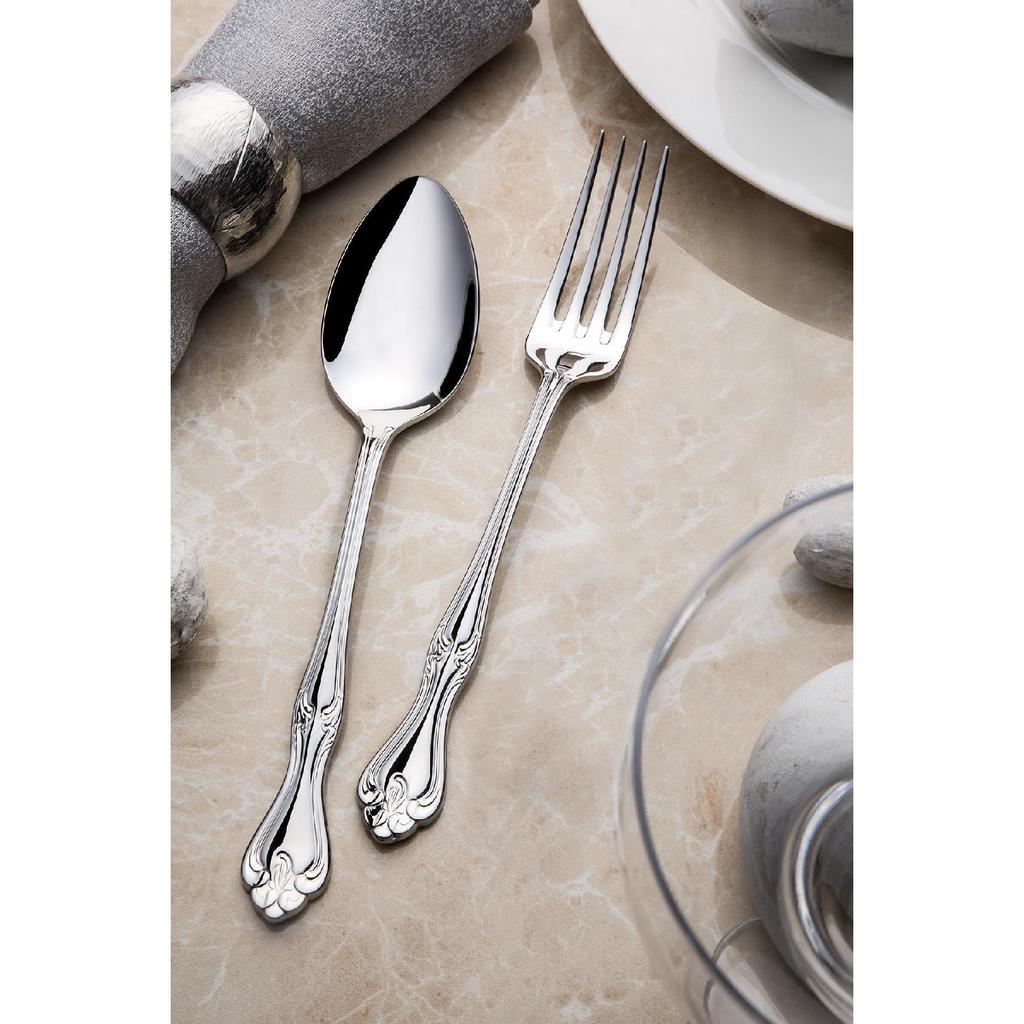 Lalezar Plain 60 Piece Cutlery Set For 12 Persons