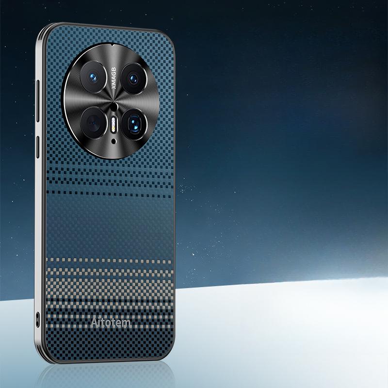 

Подходит для чехла для мобильного телефона Huawei Mate70pro Закат Звезда Плетёное Углеволокно M60 Арт Полная защита Противоударная Подушка безопасности HUAWEI Mate40