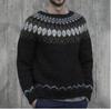 Women's European & American Color Block Round Neck Knit Sweater - Loose, Fashionable Pullover.