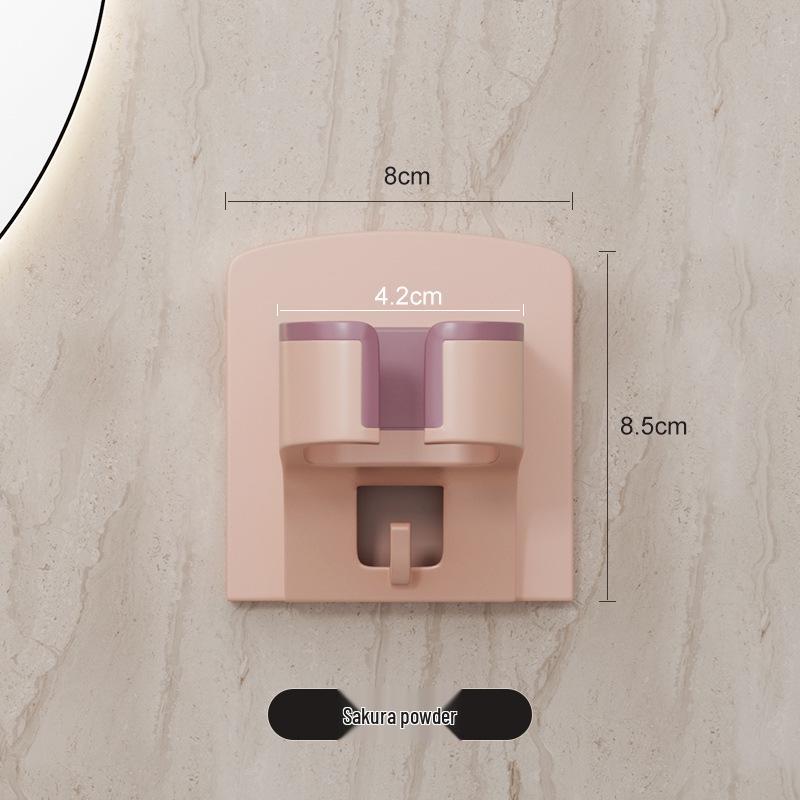 

Wall-Mounted Punch-Free Hair Dryer Holder & Storage Rack