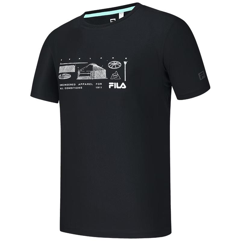 FILA Men s Basic Crew Neck Sports T-shirt M