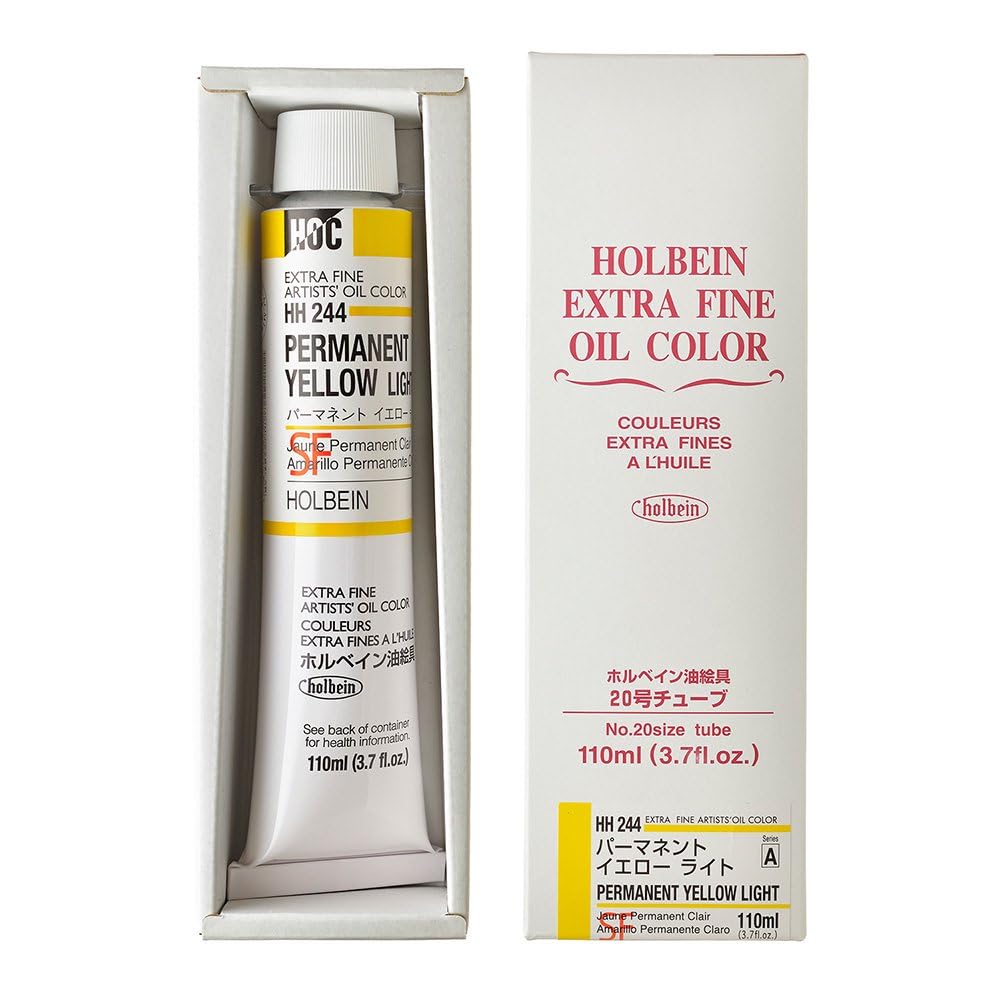 

Holbein oil paint HH244 110ml permanent yellow light 10244