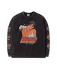 QT8 GARMENTS Rg Hear The Bubble Aq Washed Long Sleeve (Black)