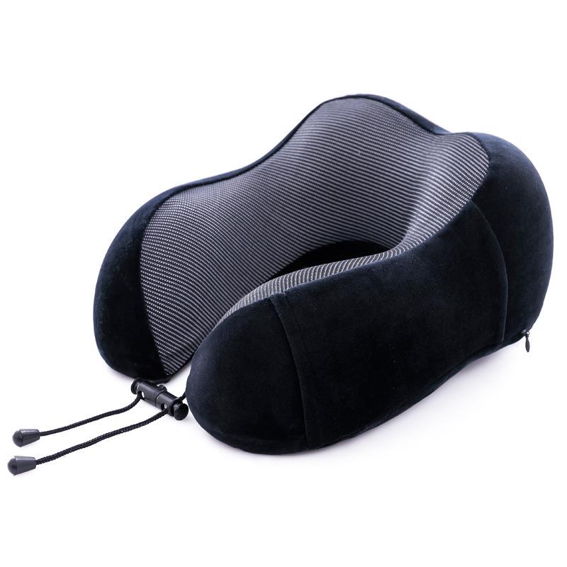 Cuscino Supporto Collo in Memory Foam Magnetico a Forma di Gobba di Cammello - Forma a U, Cuscino da Viaggio Portatile per la Protezione Cervicale