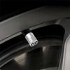 For Volkswagen 1J264Pcs 3D Metal Tire Valve Caps Car Tyre Air Stems Cover for Volkswagen VW R Line R32 Touareg Passat Polo 4 Motion MTM Blue Motion