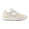 New Balance NB 574 Comfortable Anti Kick Cushioning Abrasion Resistant Low Top Kids' Running Shoes Beige Gray White PV574FOG