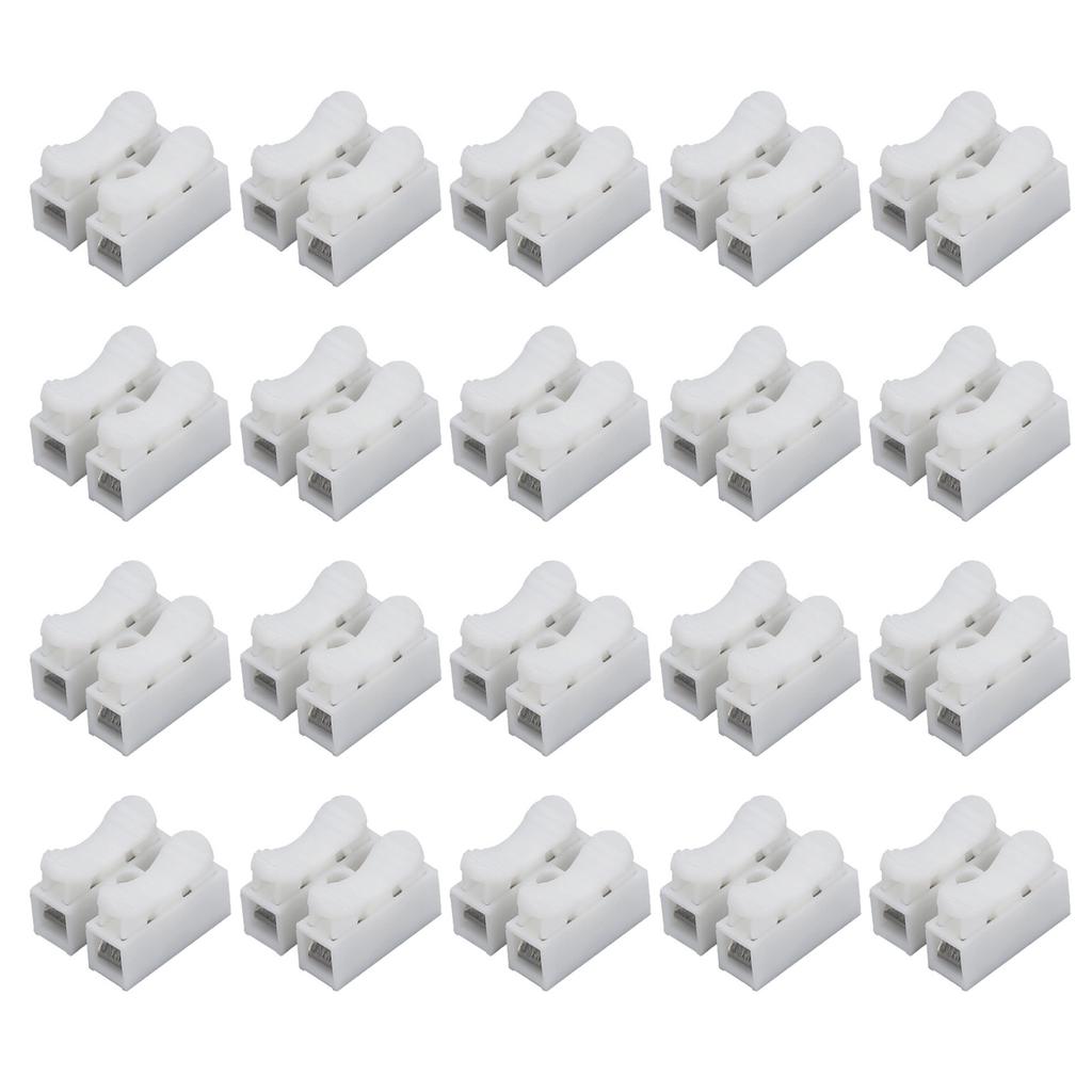Pack Of 20 Press Fit Electrical Terminals Connectors Suitable For Easy Wire Connection Home Circuit Upgrades