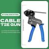 The Goethe Garden Cable Tie Gun Kit is a specialized tool for tightening and cutting stainless steel cable ties. It includes 200 UV-resistant,