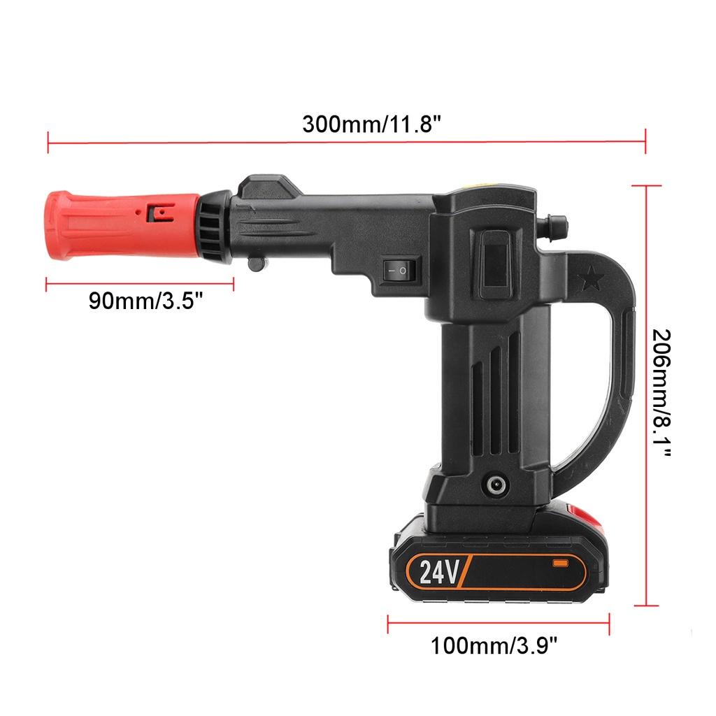 24V High Pressure Washer Electric Cordless Car Cleaner Washing Guns Water Hose Cleaning W/ 1/2pcs Battery