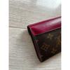 Used Louis Vuitton Monogram Marielouise Long Wallet Fuchsia