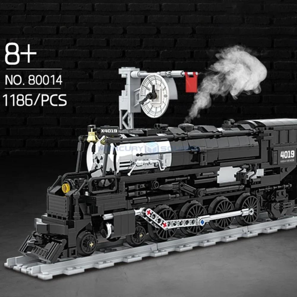 MOC City Train Building Set Models Machine Locomotive Power Technical Function Building Blocks Bricks DIY Toy For Children Gifts