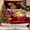 Custom Name Personalized Five Nights At Freddy's Print Tapestry, Wall Art Decor, Bedroom, Dorm, Apartment, LivingRoom, Party Backdrop, Gift for Birthd