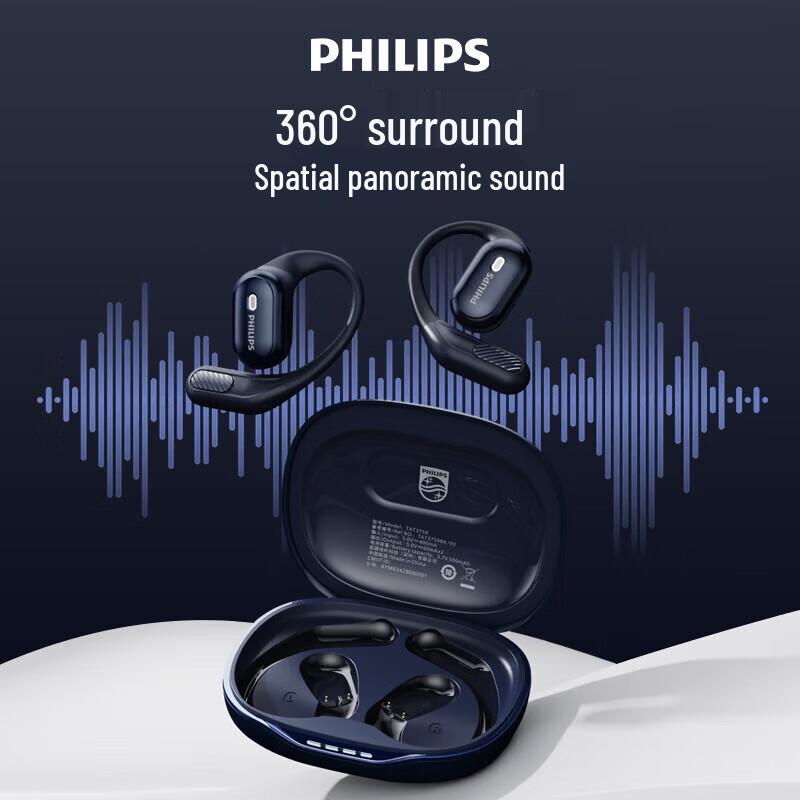 Philips TAT3759 True Wireless Open-Ear Sports Earbuds