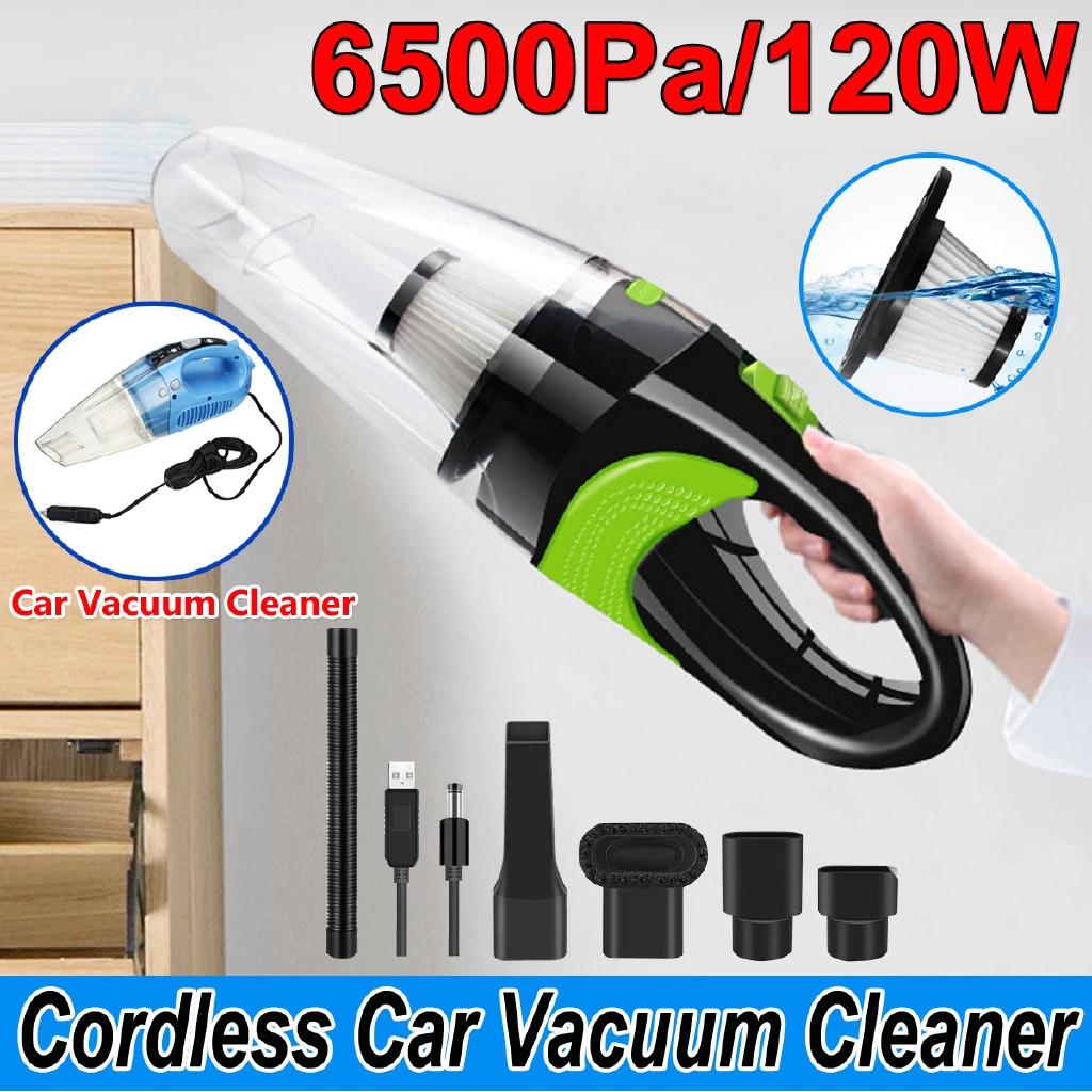 6500pa Strong Power Car Vacuum Cleaner 120W Cordless Wet and Dry Dual Use Auto Portable Vacuums Cleaner Office DC 12V
