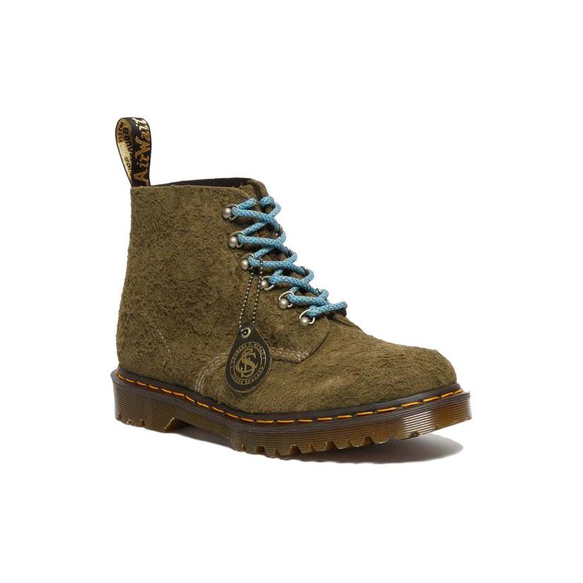 Dr. Martens Suede Comfortable Versatile Ankle Boots Unisex ankle boots Green 30946352