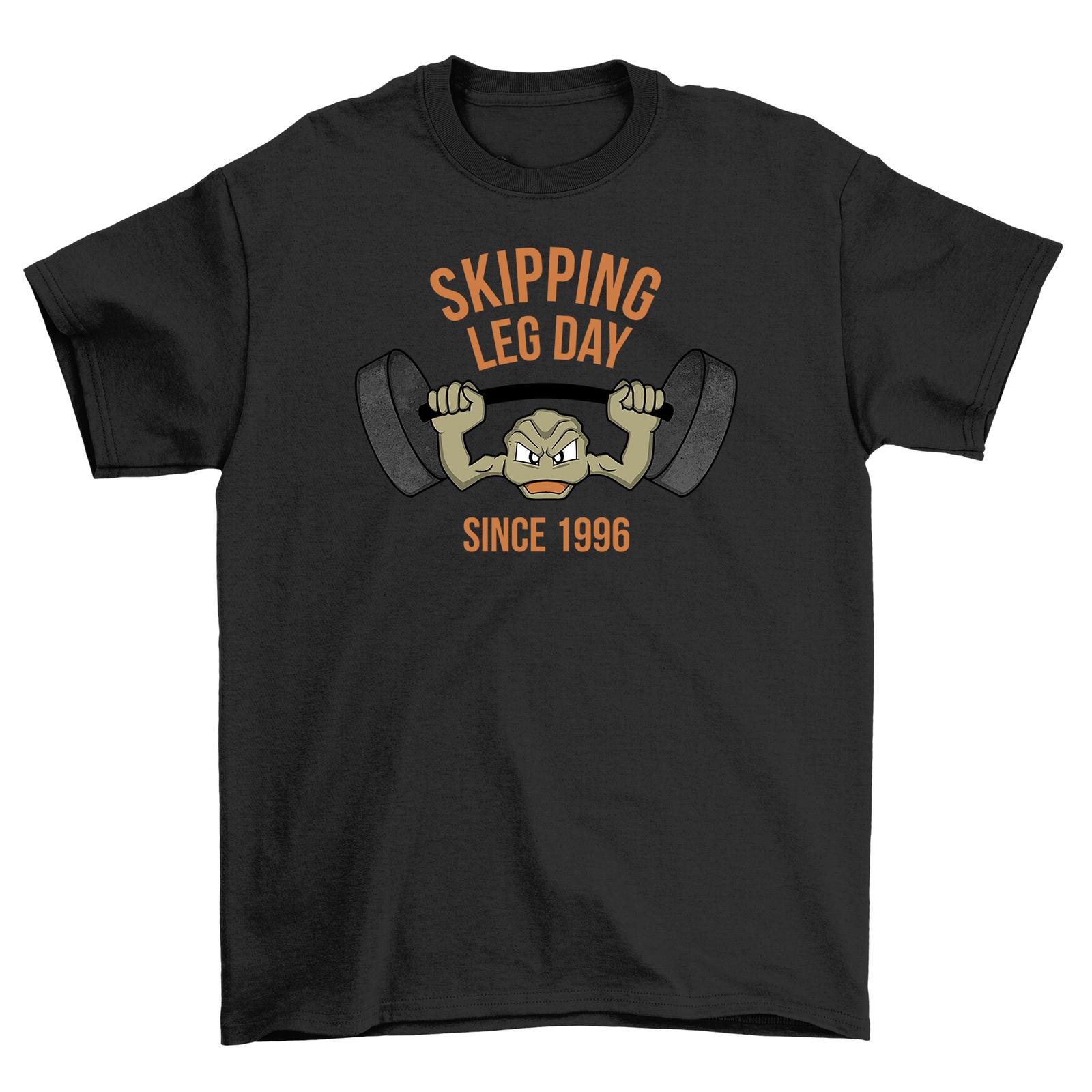 Skip Leg Day Geo T-Shirt Mens Womens Tees Top: Push for the Brawn, Skip the Legs! Funny T-Shirt Mens Womens Tees Top remin XL