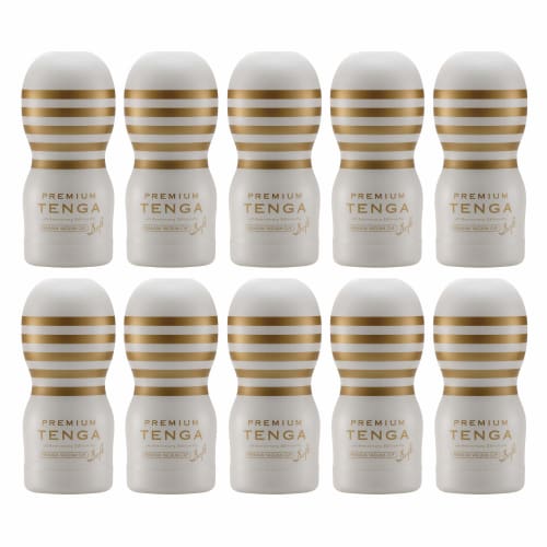 TENGA TENGA PREMIUM TENGA Premium TENGA Vacuum Cup Soft Set of 10