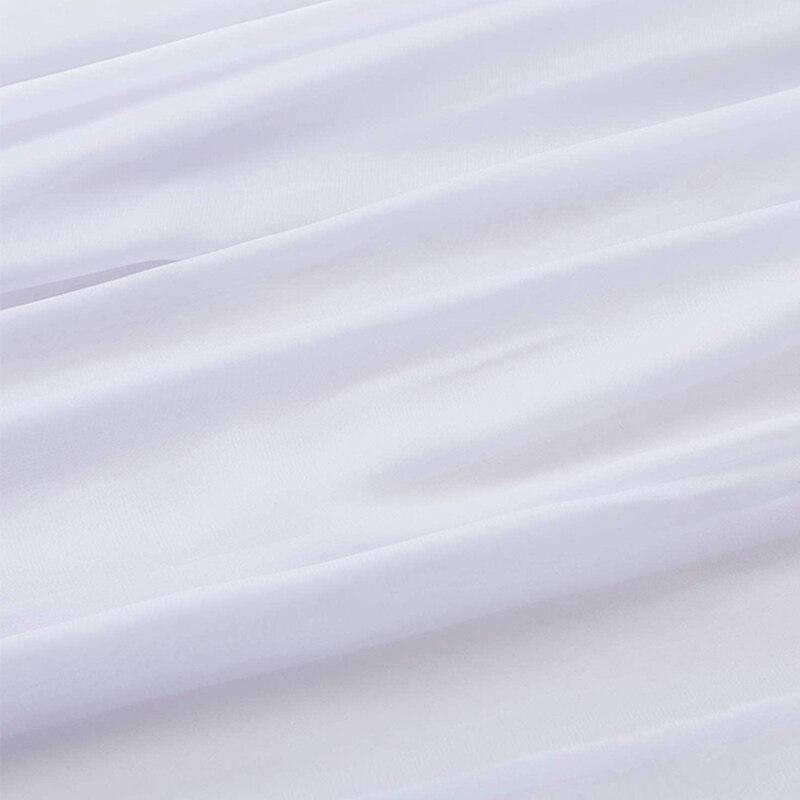 Outdoor Arched Curtains Window Cleaning, Wedding Party, Stage, Dressed White, Transparent Thin Gauze