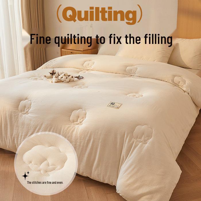 Winter & Summer Quilt: Xinjiang Long-staple Cotton, Thick, Pure Cotton Wadding, All-Season Use