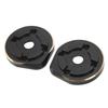 2Pcs Outer Portal Covers Black Antiwear Rustproof High Accuracy Portal Covers Weights for SCX10 III Capra 1/10 Crawler
