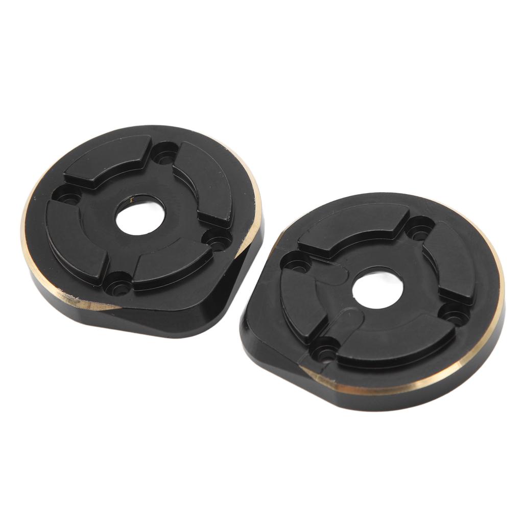 2Pcs Outer Portal Covers Black Antiwear Rustproof High Accuracy Portal Covers Weights for SCX10 III Capra 1/10 Crawler