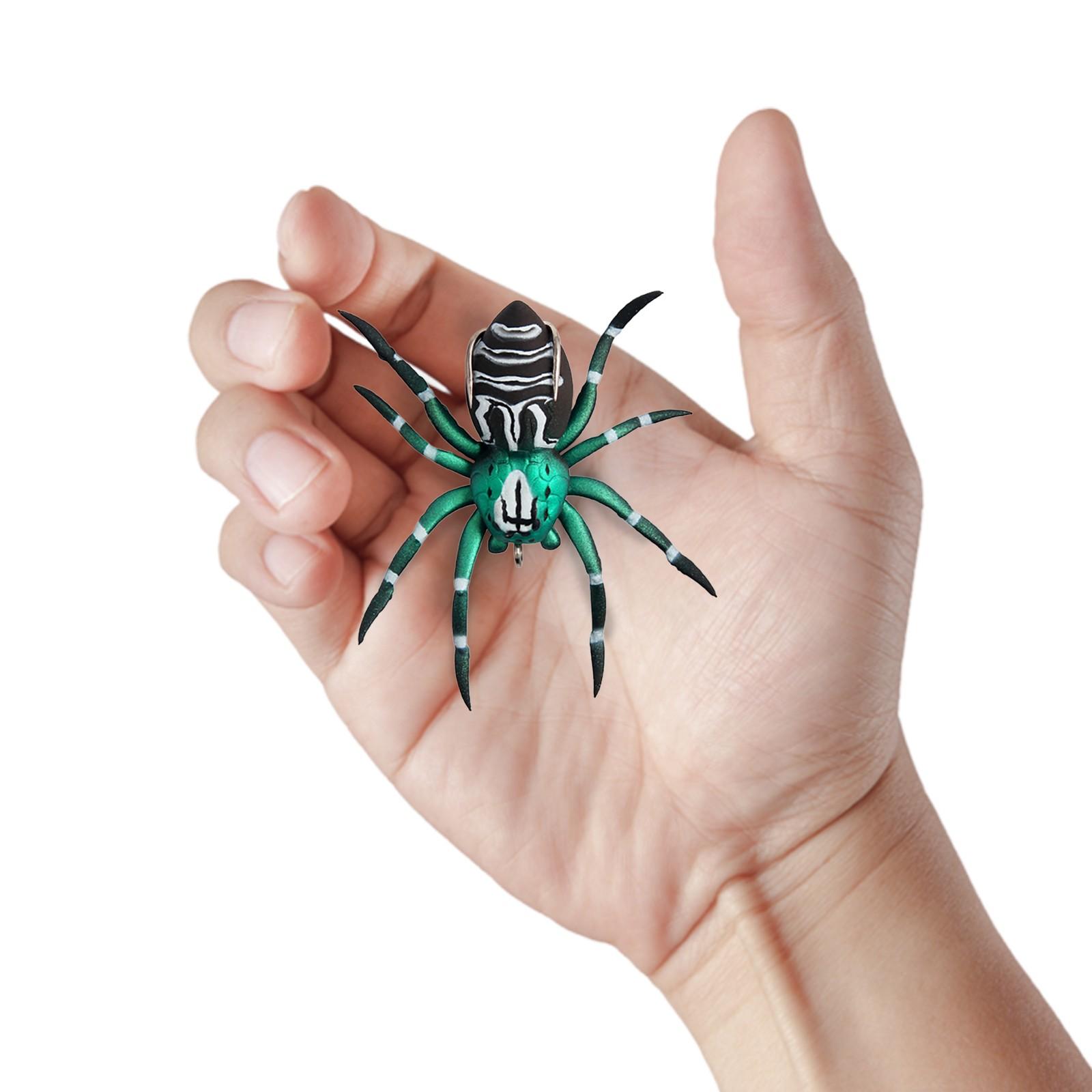Spider Fishing Lure Soft Bait Artificial Insect Shape Fishing Bait with Multiple Legs for Freshwater and Saltwater Fishing циан
