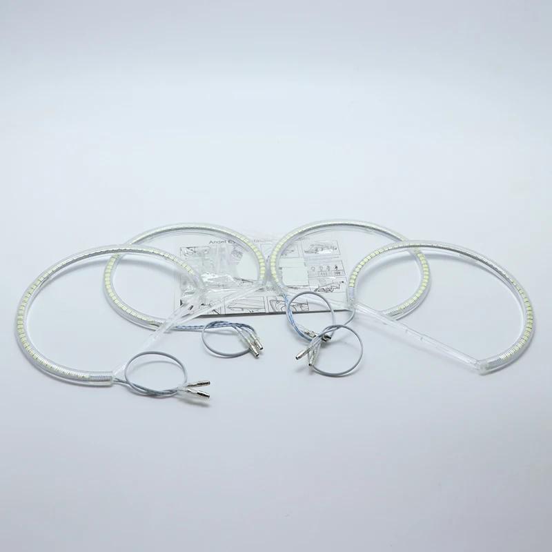 high quality daytime running lights DRL Angel Eyes LED RGB CCFL SMD headlight 4 ring set For BMW E83 X3 2003-2010 accessories