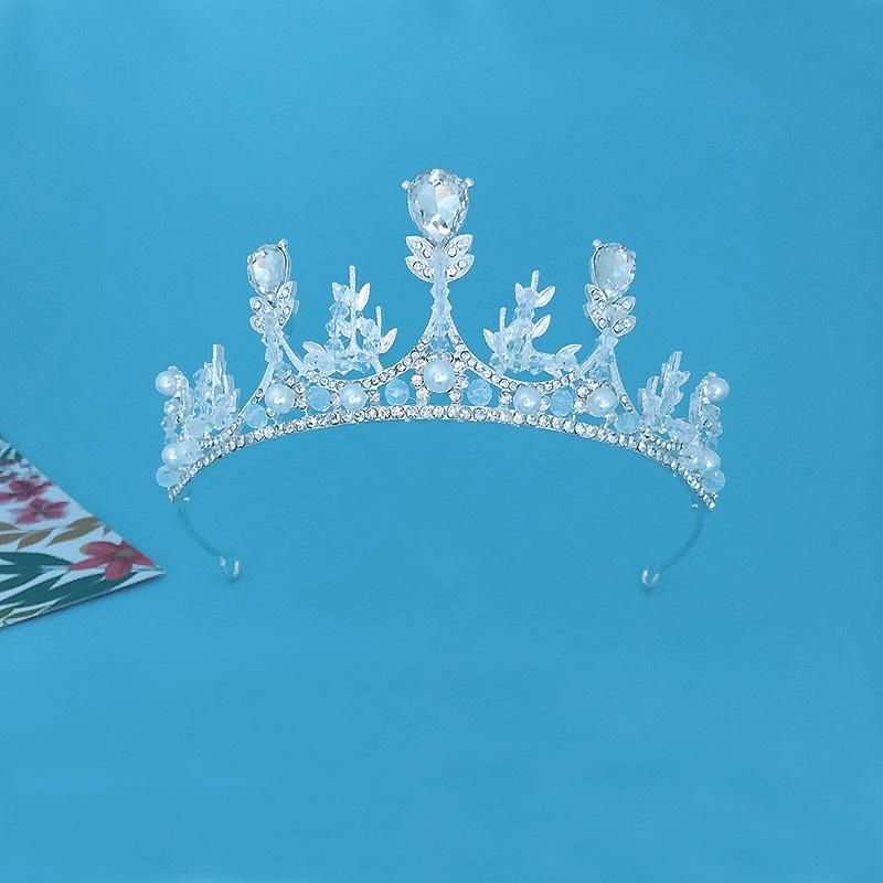 

Детская корона тиара принцессы для девочек корона хрустальная повязка на голову выступление подиум девочка день рождения аксессуары для волос
