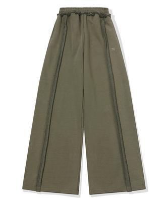 EPISODE UNTITLED Pigment Open-Cut Sweatpants_Khaki