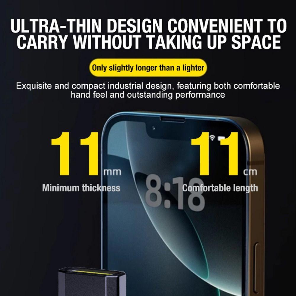 Rechargeable LED Keychain Flashlight 550LM EDC Flashlight Portable Mini Torch Light  For Emergency