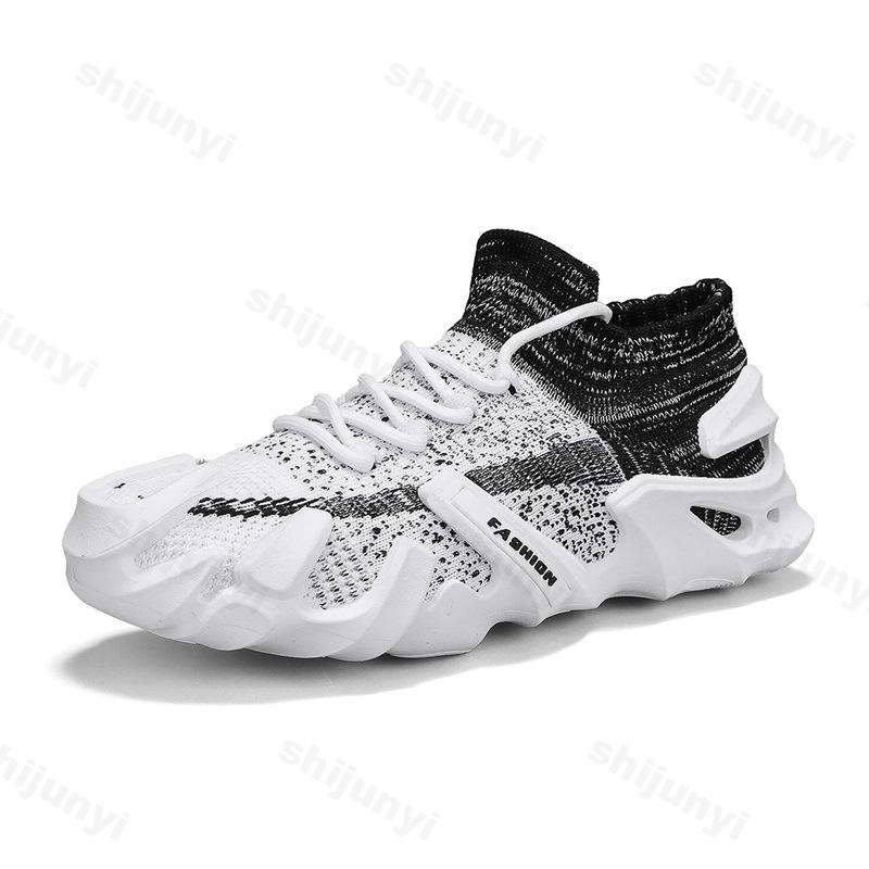 

2026 Spring New Men Low Top Breathable Fly Weave Versatile Running Shoes Fashi Trend Comfortable Lightweight Daily Sneakers 44