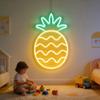 Pineapple Neon Perfect for Bedroom, Dining Room, or Youngsters' Room Nighttime Decor, Youngsters Room Night Light for Wall Decor