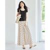 Stylish Summer Pleated T-shirt & Wide-leg Pants Set