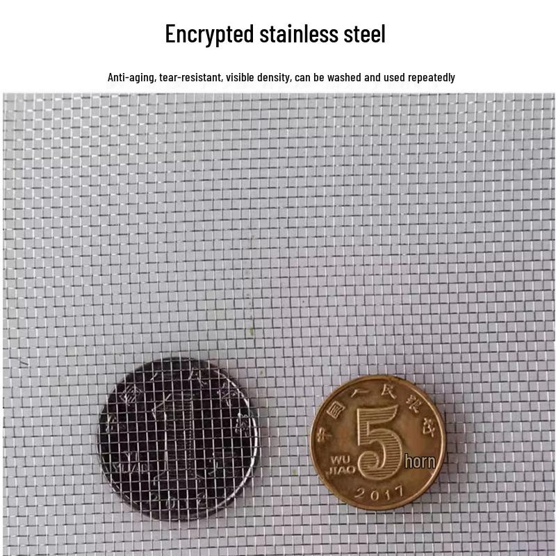 304 Stainless Steel DIY Mosquito Rat & Cat Proof Window Screen Mesh Fabric