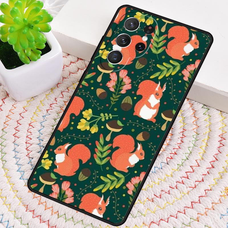 

Cartoon Animal Squirrel Phone Case for Samsung Galaxy note 10 pro S26 Ultra S23 S24 FE S25 S21 S22 PLUS shockproof Cove Galaxy S24+