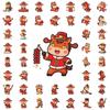 55 Sheets Festive Year of the Horse Decorative Stickers for Chinese Style Diary or Desktop
