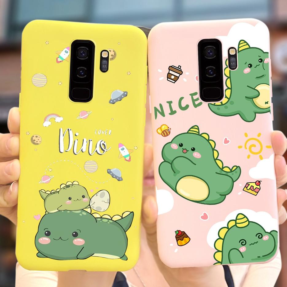 For Samsung Galaxy S9 Plus Case Cute Dinosaur Cartoon Cover Soft Silicone Phone Case For Samsung S9 Plus S9+ GalaxyS9 Back Cover