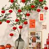 Small 2025 Red Bonsai Tree Ornaments for Outdoor Atmosphere & Wedding Decoration