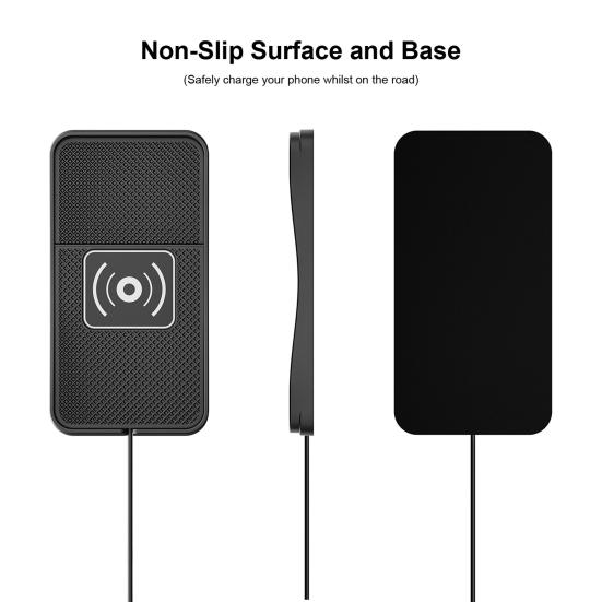 Intelligent Wireless Car Charger Pad Overheat Protection Universal Compatibility 20W Fast Phone Cordless Charging Mat