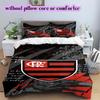 Flamengo Football Soccer Pattern Bedding,Quilt Set Quilt Cover Pillowcase Home Birthday Gift (1*duvet Cover+2*pillowcase,without Core)