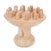 Mushroom Shaped Massager Wooden Muscle Pain Relief Neck Waist Acupoint Therapy Massager for Men Women