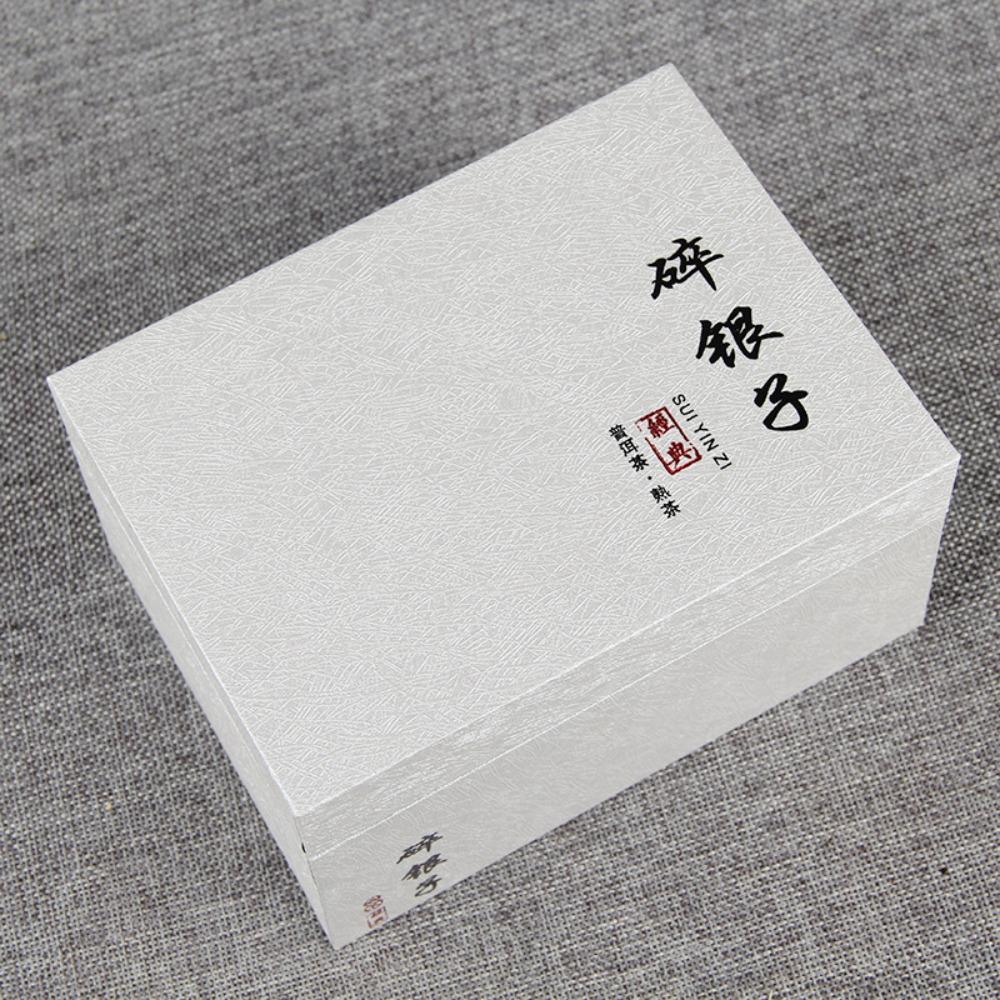 Wholesale, tea packaging box, broken silver tea fossil general gift box, Pu'er cooked tea general with tote bag