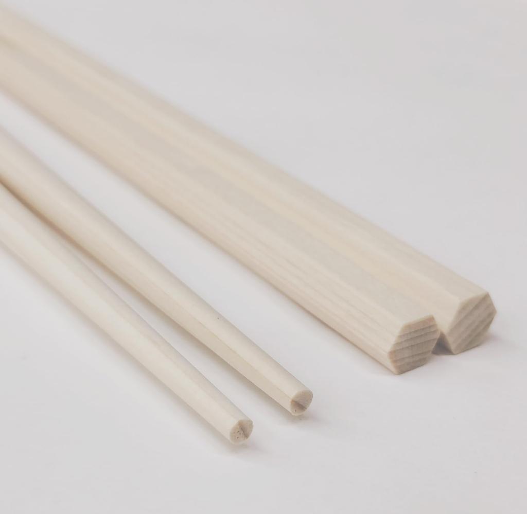 Iwai Sangyo Japanese Cypress Hexagonal Chopsticks, 24cm, 100 Pairs, White Banded, Commercial Use