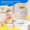Kids Bath Toy Storage Bag Large Capacity Hanging Organizer Wall Mounted Mesh Drain Basket For Bathroon Shower Toy