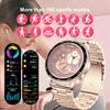 2025 New TWS Smartwatch Earphone 2 In 1 Women Watches with Earbuds Strong Sound Effects Music Lover Waterproof Ladies Smartwatch